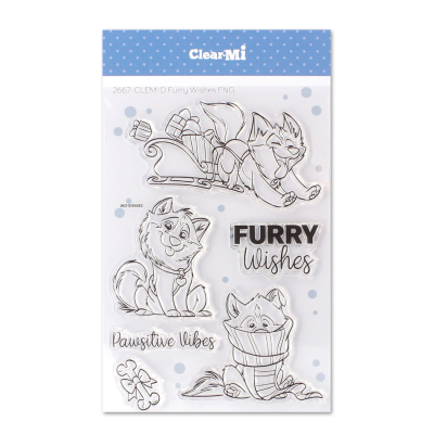 Furry Wishes, Clearstamp - Impronte d'Autore