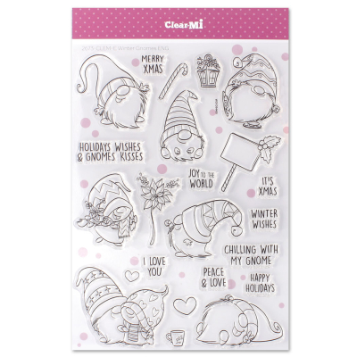 Winter Gnomes, Clearstamp - Impronte d'Autore