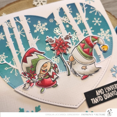 Winter Gnomes, Clearstamp - Impronte d'Autore