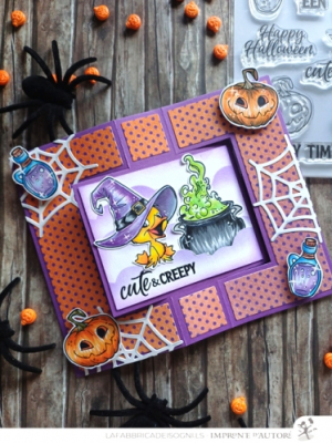 Preview: Cute & Creepy, Clearstamp - Impronte d'Autore