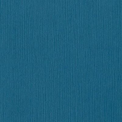 Cardstock Leinenstruktur, Blue Calypso - Bazzill