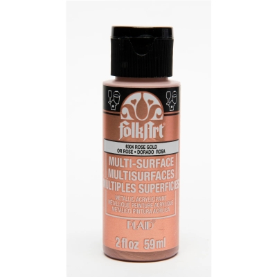 Multi-Surface Metallic Rosegold - FolkArt