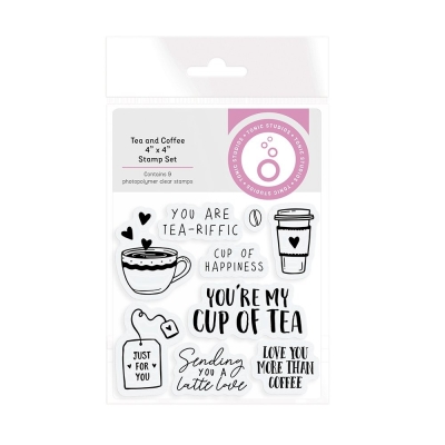 Tea and Coffe, Clearstamps - Tonic Studios