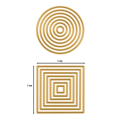 Preview: Kreise & Quadrate, Stanze - Vaessen Creative