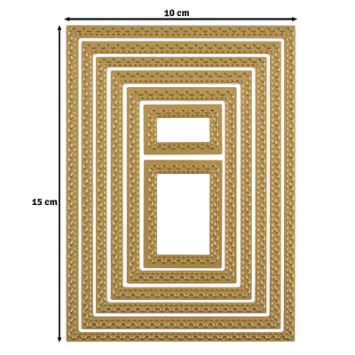 Preview: Briefmarken, Stanze - Vaessen Creative