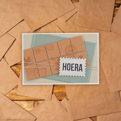 Briefmarke, Prägeschablone - Vaessen Creative