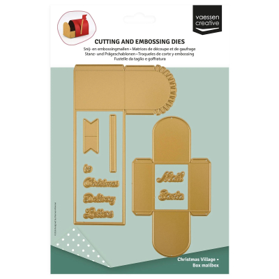 Christmas Village - 3D Mailbox, Stanze - Vaessen Creative