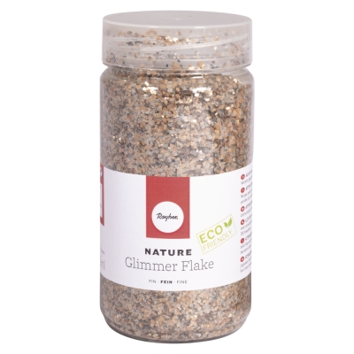 Nature Glimmer Flakes fein, Regenbogen - Rayher