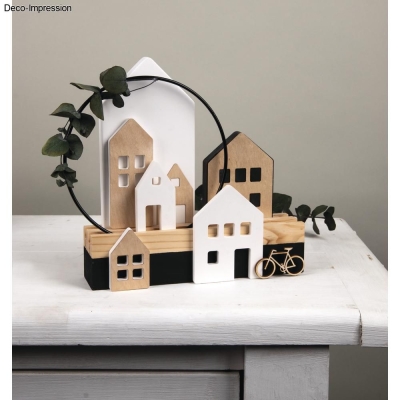 Preview: Furnierholz Lichterhäuser - Rayher