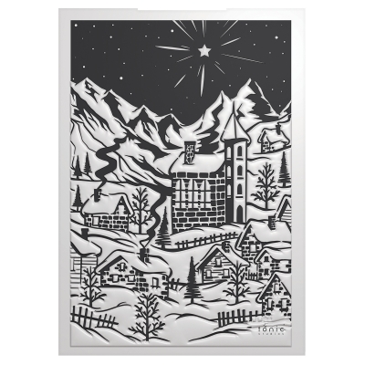 A Very Festive Fayre Winter Village, 3D Embossing Folder - Tonic Studios