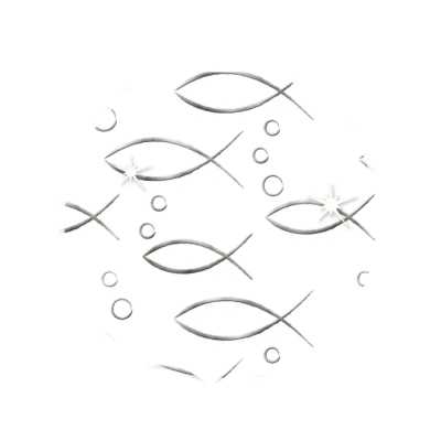 Fische Silber, Designpapier