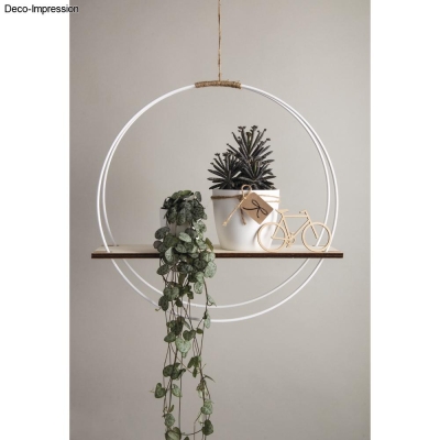 Deko Ringe mit Holzboard - Rayher