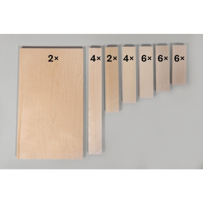 Preview: Holz Klötzchen & Platten - Rayher