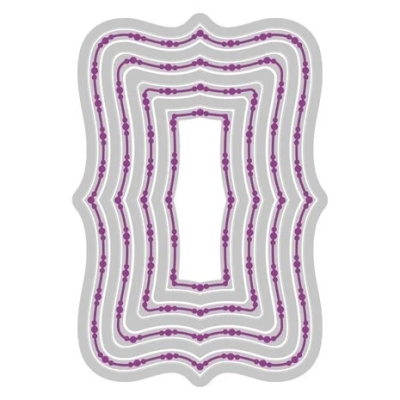 Doris Dotted Top Note Framelits, Stanze - Sizzix