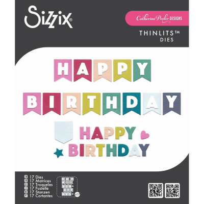 Birthday Bunting, Stanze - Sizzix