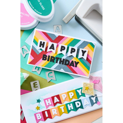 Birthday Bunting, Stanze - Sizzix