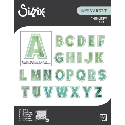 This or That Alphabet by 49 and Market Thinlits, Stanze - Sizzix (Tim Holtz)
