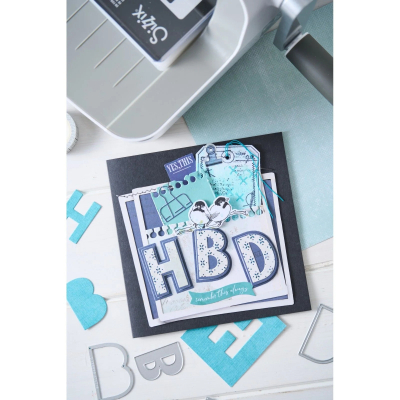 Preview: This or That Alphabet by 49 and Market Thinlits, Stanze - Sizzix (Tim Holtz)