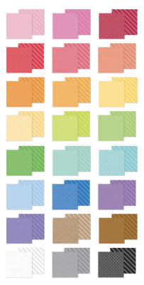 Preview: Dot-Stripe Rainbow Petite Prints 6x8 Paperpad - Doodlebug