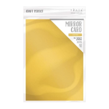 Satin Effect Mirror Card, Gold Pearl - Tonic Studios