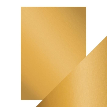 Satin Effect Mirror Card, Honey Gold - Tonic Studios