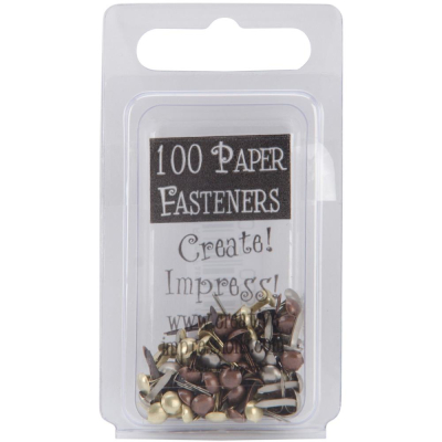 Mini Paper Fasteners (Brads), Antique - Creative Impressions