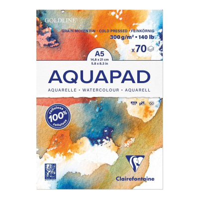 Aquapad A5, 70 Blatt - Clairefontaine