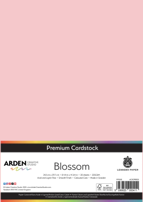 Premium Cardstock A4, Blossom - ARDEN Creative Studio