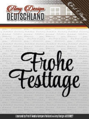 Frohe Festtage, Clearstamp - Find It Trading