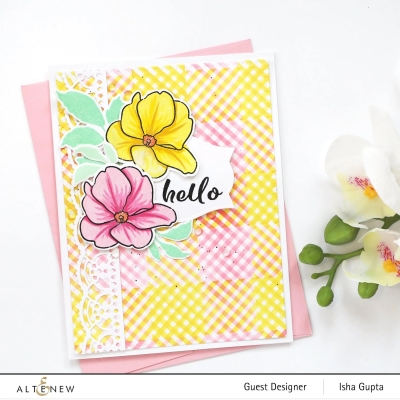 Preview: Buffalo Plaid Builder, Schablone - Altenew