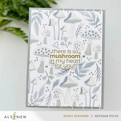 Mushroom Garden, Schablone - Altenew
