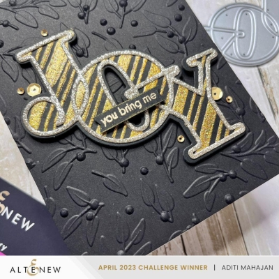 Festive Greenery, Embossing Folder - Altenew