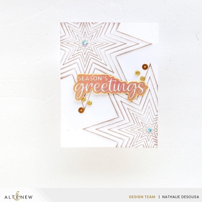 Stellar Cascade, 3D Embossing Folder - Altenew