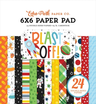Blast Off! 6x6 Paperpad - Echo Park