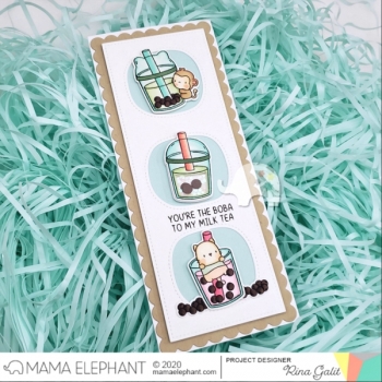 Boba Tea, Clearstamp - Mama Elephant