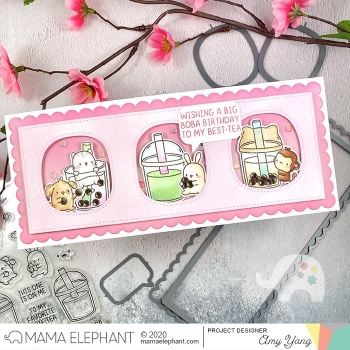 Boba Tea, Clearstamp - Mama Elephant