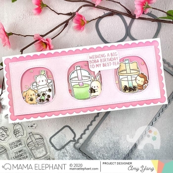 Boba Tea, Clearstamp - Mama Elephant