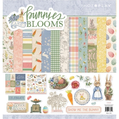 Bunnies and Blooms Collection 12x12 - Photoplay