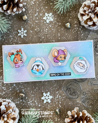 Preview: Christmas Portraits, Clearstamps - Whimsy Stamps