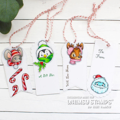 Preview: Christmas Portraits, Clearstamps - Whimsy Stamps