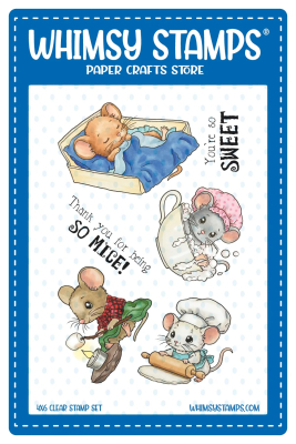 A Very Mice Day, Clearstamps - Whimsy Stamps