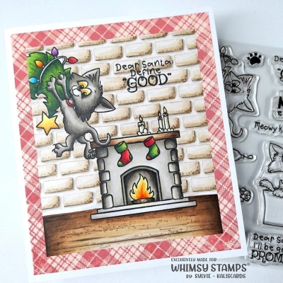 Cat Do Christmas 2, Clearstamps - Whimsy Stamps
