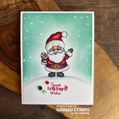 Preview: Santa and Friends, Clearstamps - Whimsy Stamps