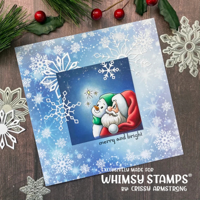 Preview: Santa and Friends, Clearstamps - Whimsy Stamps