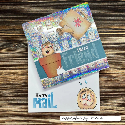 Guinea Pigs #4, Clearstamp - Vaessen
