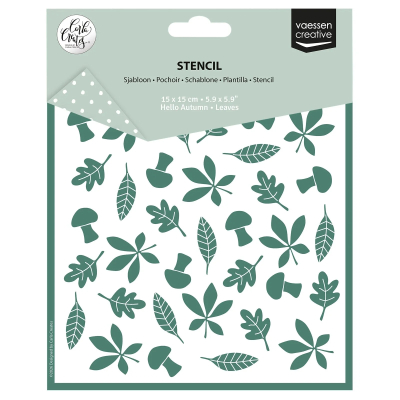 Leaves, Schablone - Vaessen Creative