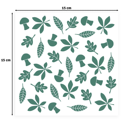 Preview: Leaves, Schablone - Vaessen Creative