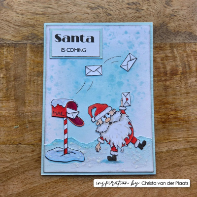 Preview: Christmas Santa, Clearstamp - Vaessen Creative