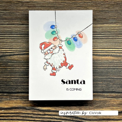 Preview: Christmas Santa, Clearstamp - Vaessen Creative
