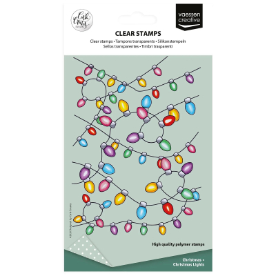 Christmas Lights, Clearstamp - Vaessen Creative